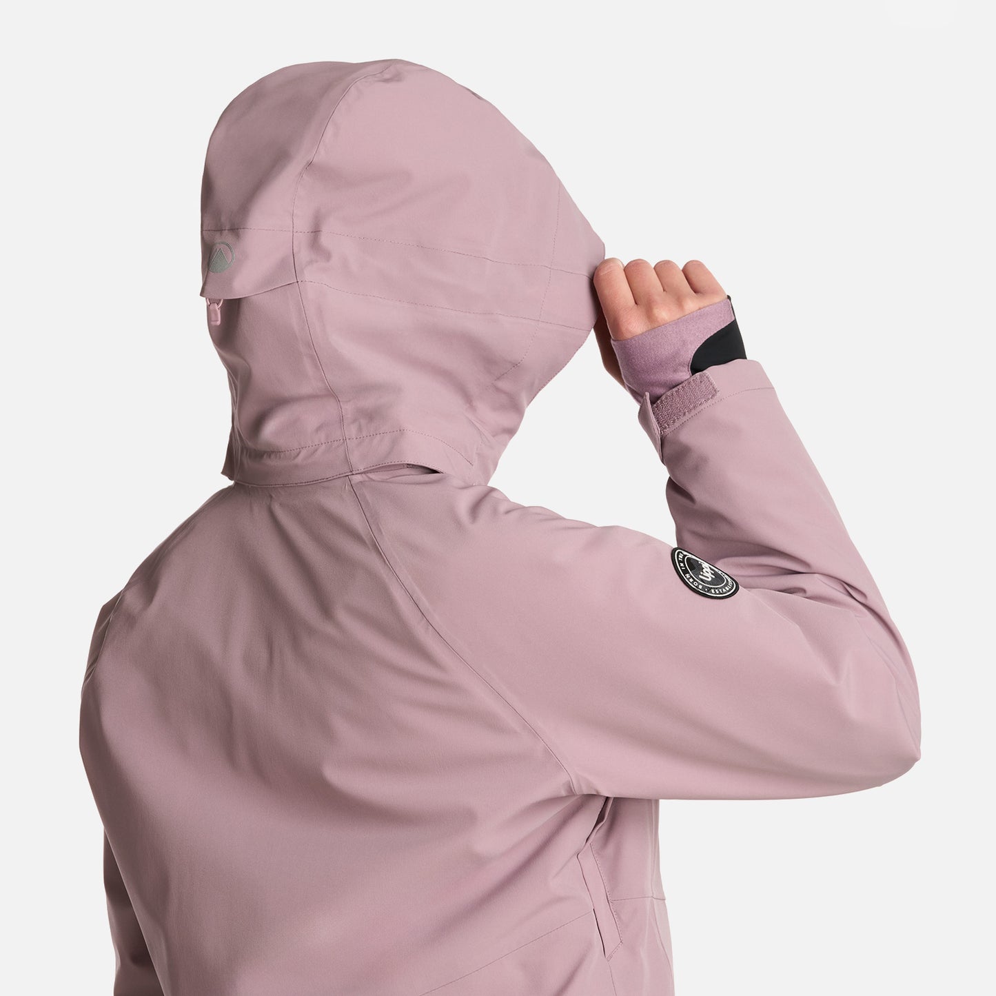 Chaqueta Mujer Andes B-Dry Hoody Jacket Malva Lippi