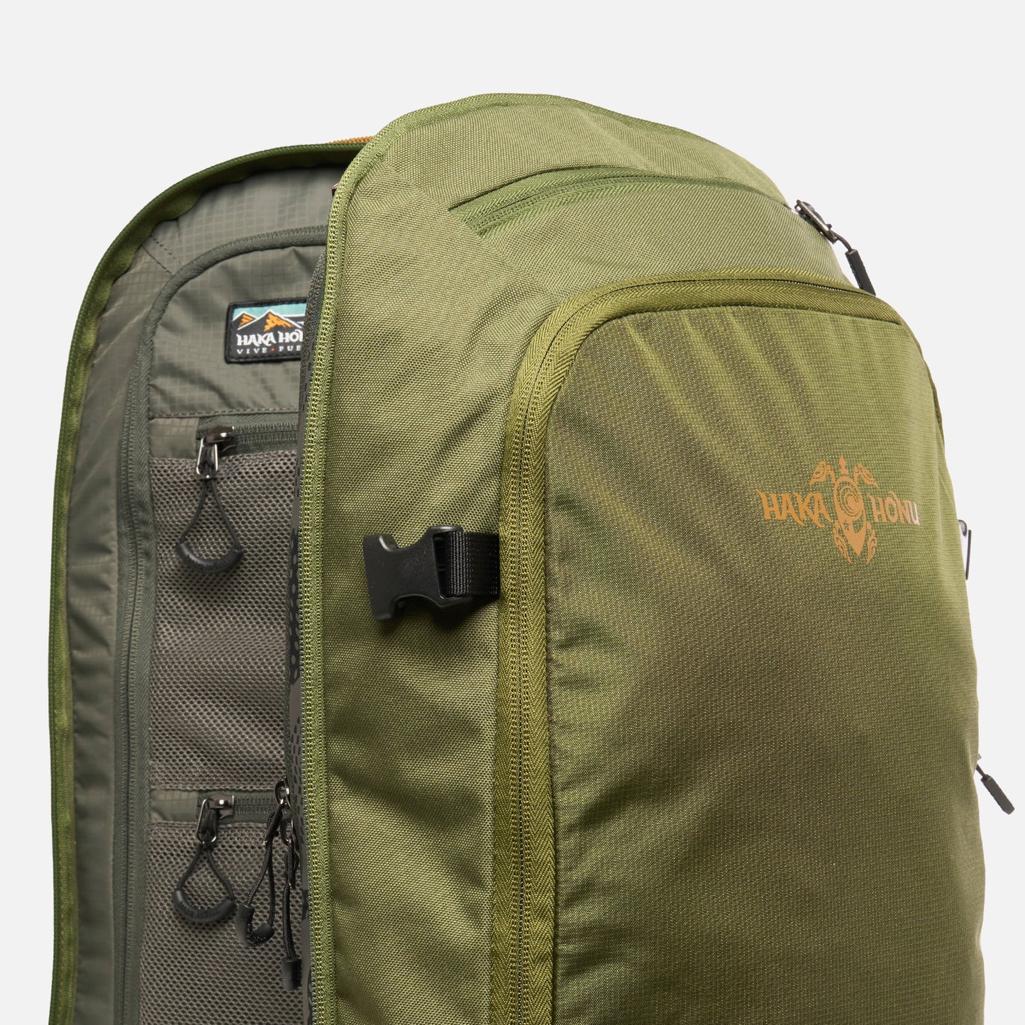 Mochila Viajera 35L Verde Militar Haka Honu