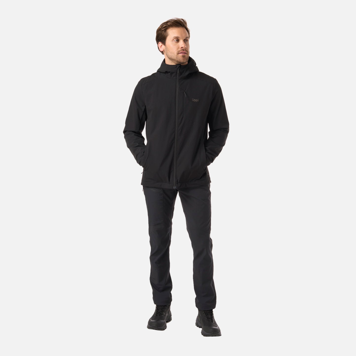 Chaqueta Hombre Wind-Trek Softshell Jacket Negro Lippi