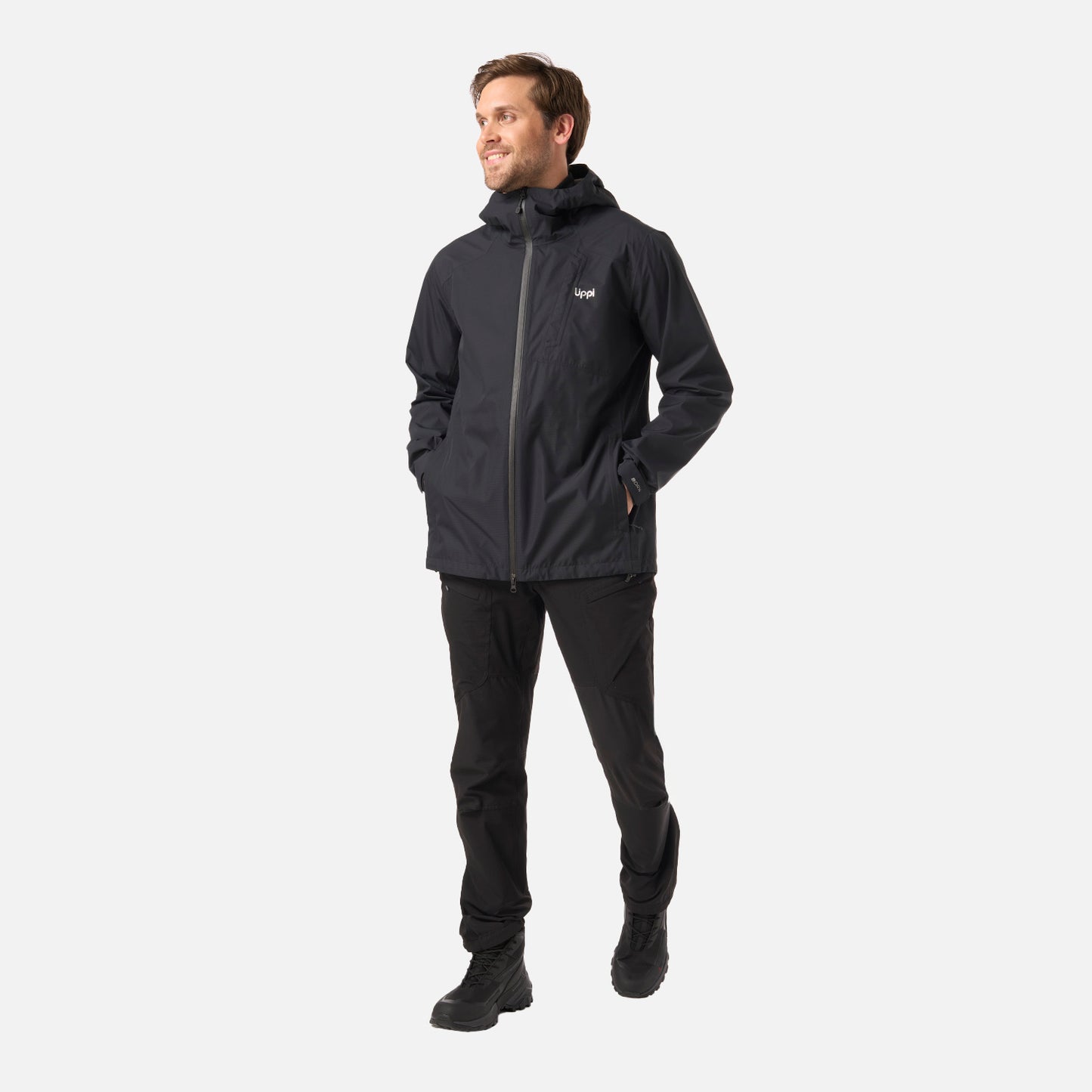 Chaqueta Hombre Shield B-Dry Hoody Jacket Negro Lippi