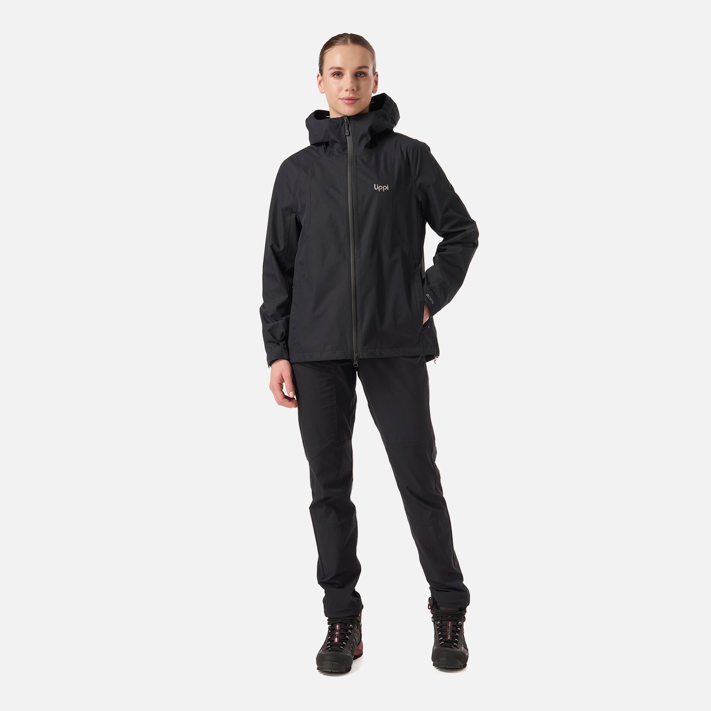 Chaqueta Mujer Shield B-Dry Hoody Jacket Negro Lippi