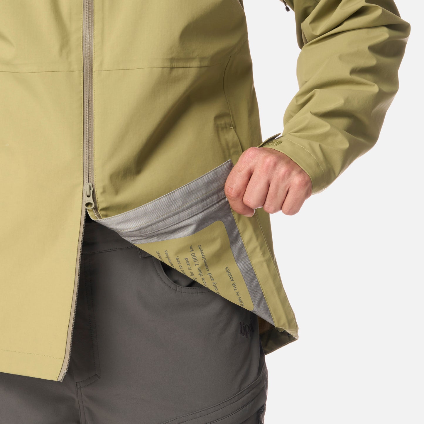 Chaqueta Hombre Alpine B-Dry Hoody Jacket Verde Lippi
