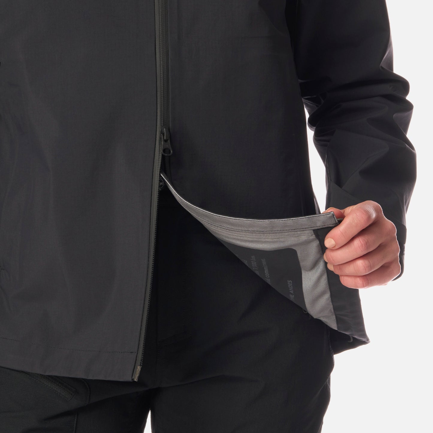 Chaqueta Mujer Alpine B-Dry Hoody Jacket Negro Lippi