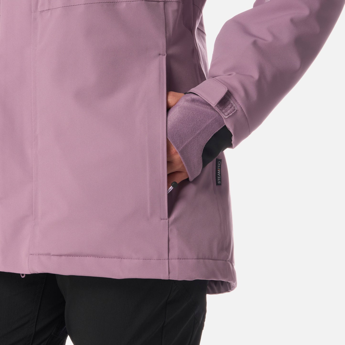 Chaqueta Mujer Andes B-Dry Hoody Jacket Purpura Claro Lippi