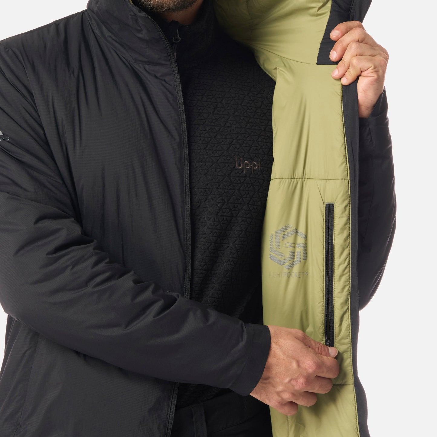 Chaqueta Hombre Spry Steam-Pro Hoody Jacket Negro Lippi