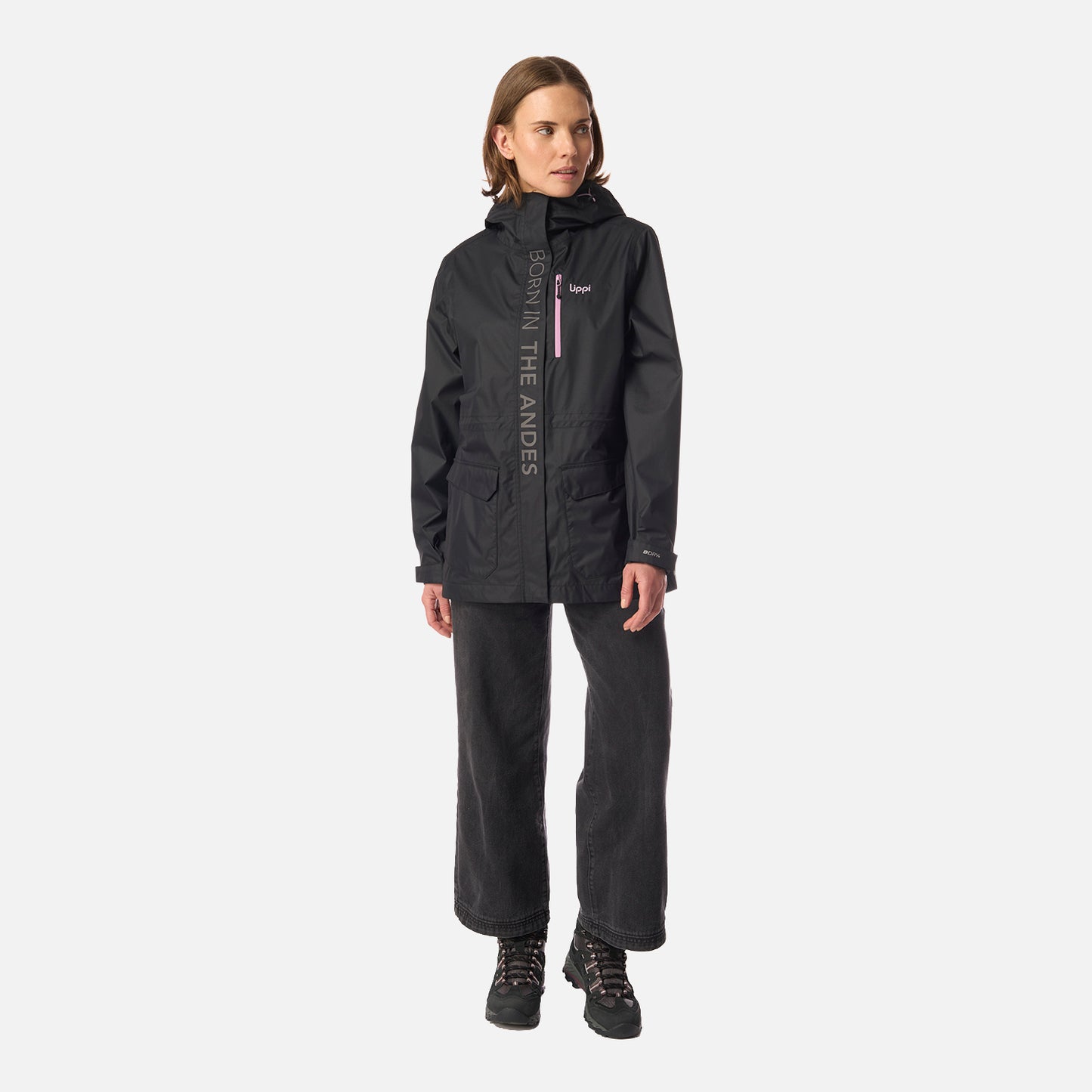 Chaqueta Mujer Streetwise B-Dry Hoody Jacket Negro Lippi