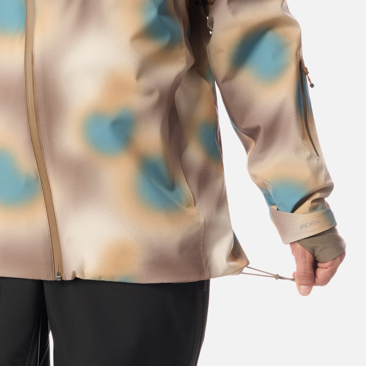 Chaqueta Hombre SkiVenture B-Dry Hoody Jacket Print Cafe Lippi