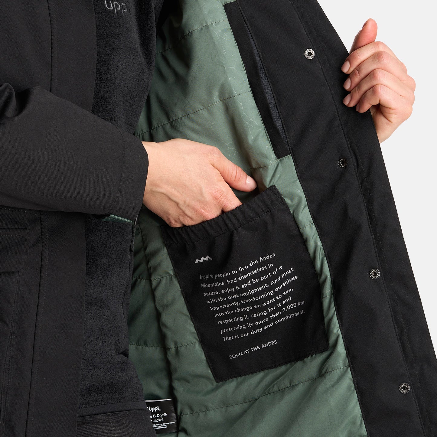 Chaqueta Mujer Day Break B-Dry Jacket Negro Negro Lippi