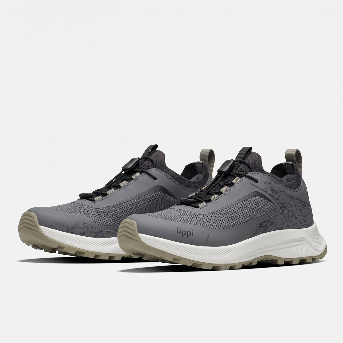 Zapatilla Hombre Light Knit Gris Lippi