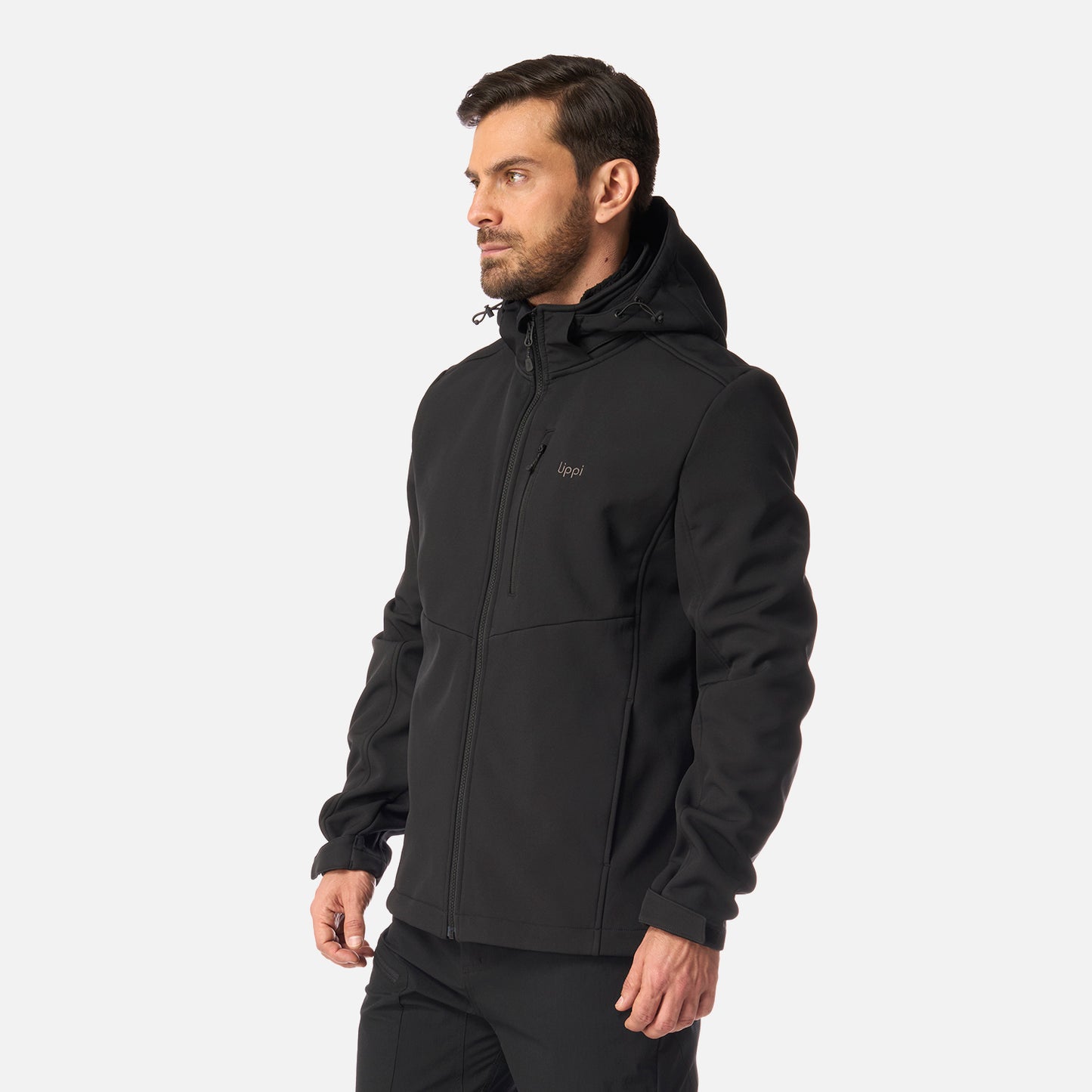 Chaqueta Hombre Macaya Softshell Hoody Jacket Negro Lippi
