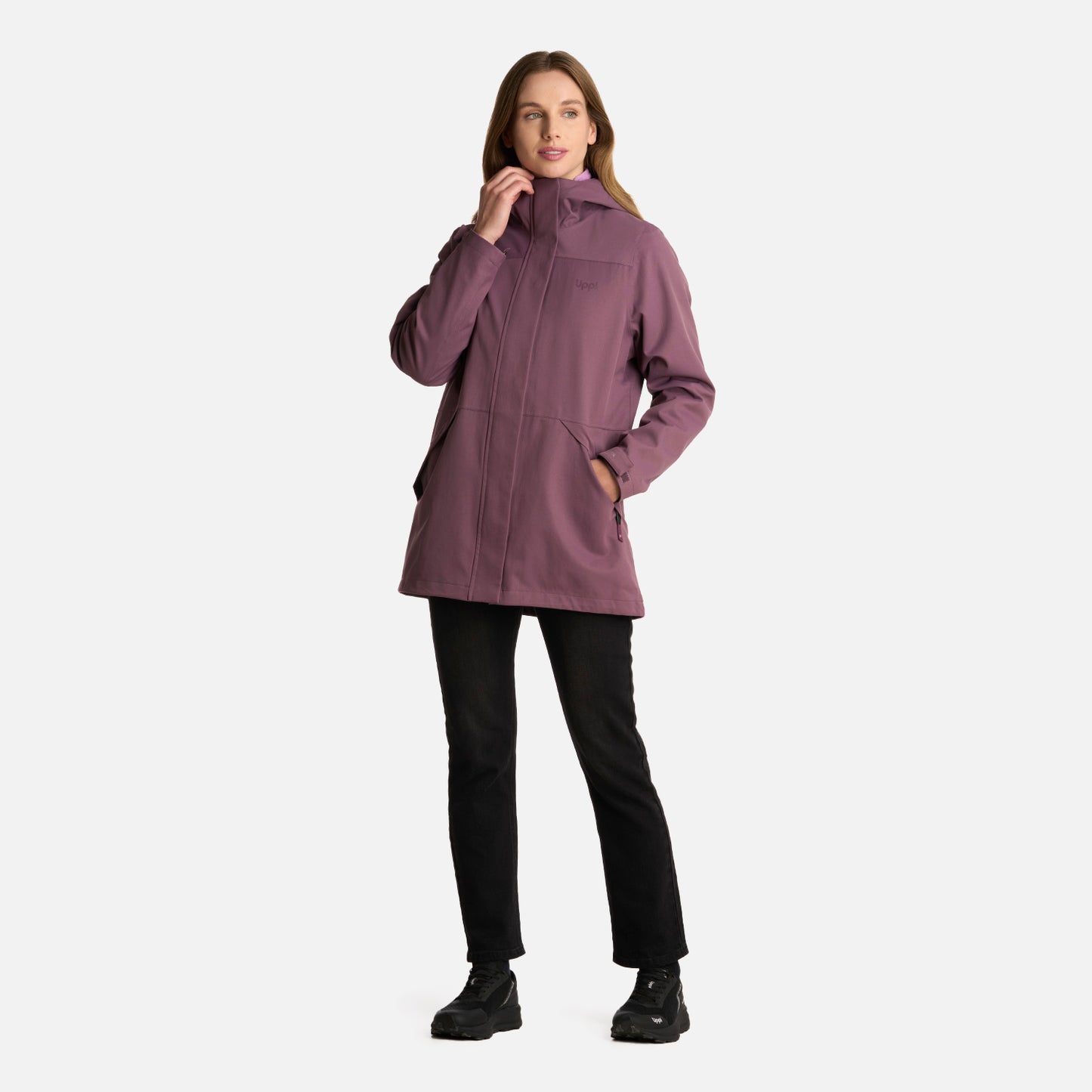 Chaqueta Mujer Lake Fusion 3 B-Dry Jacket Morado Lippi
