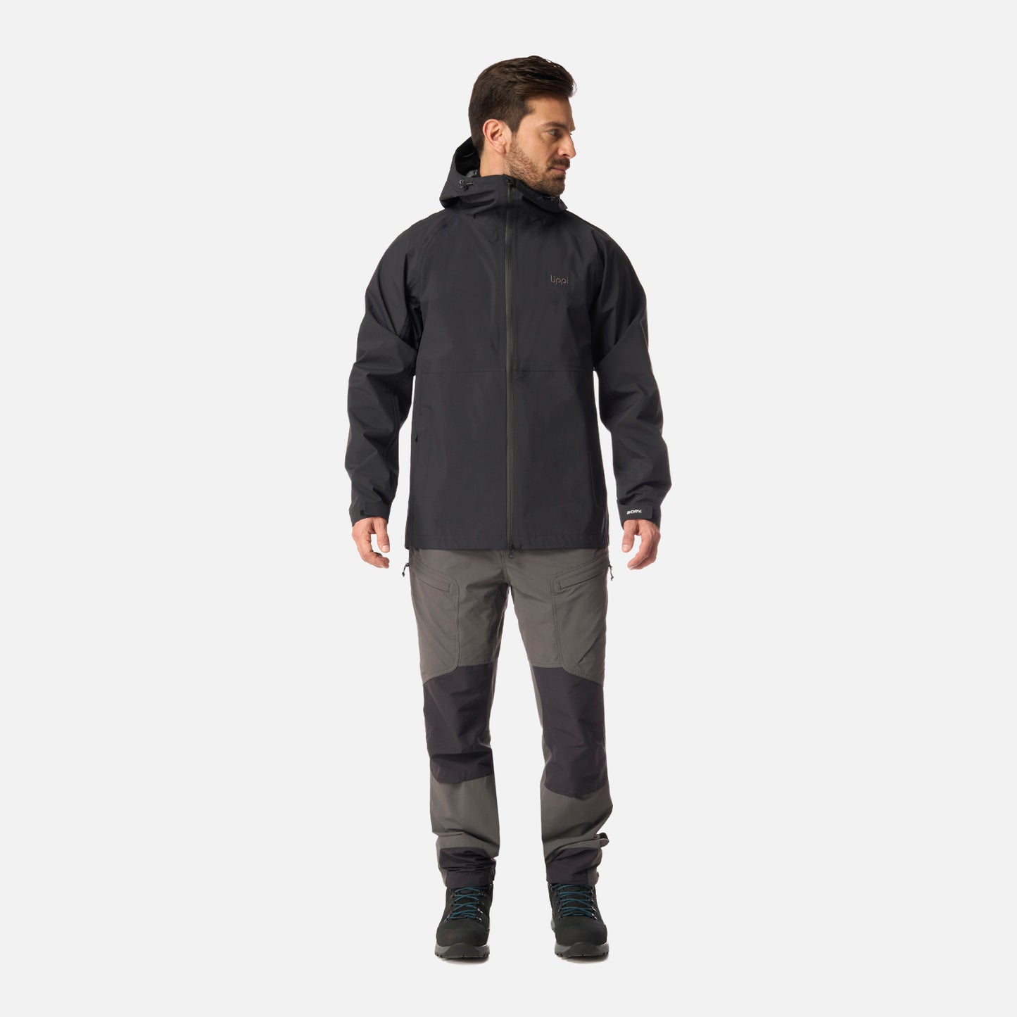 Chaqueta Hombre Alpine B-Dry Hoody Jacket Negro Lippi