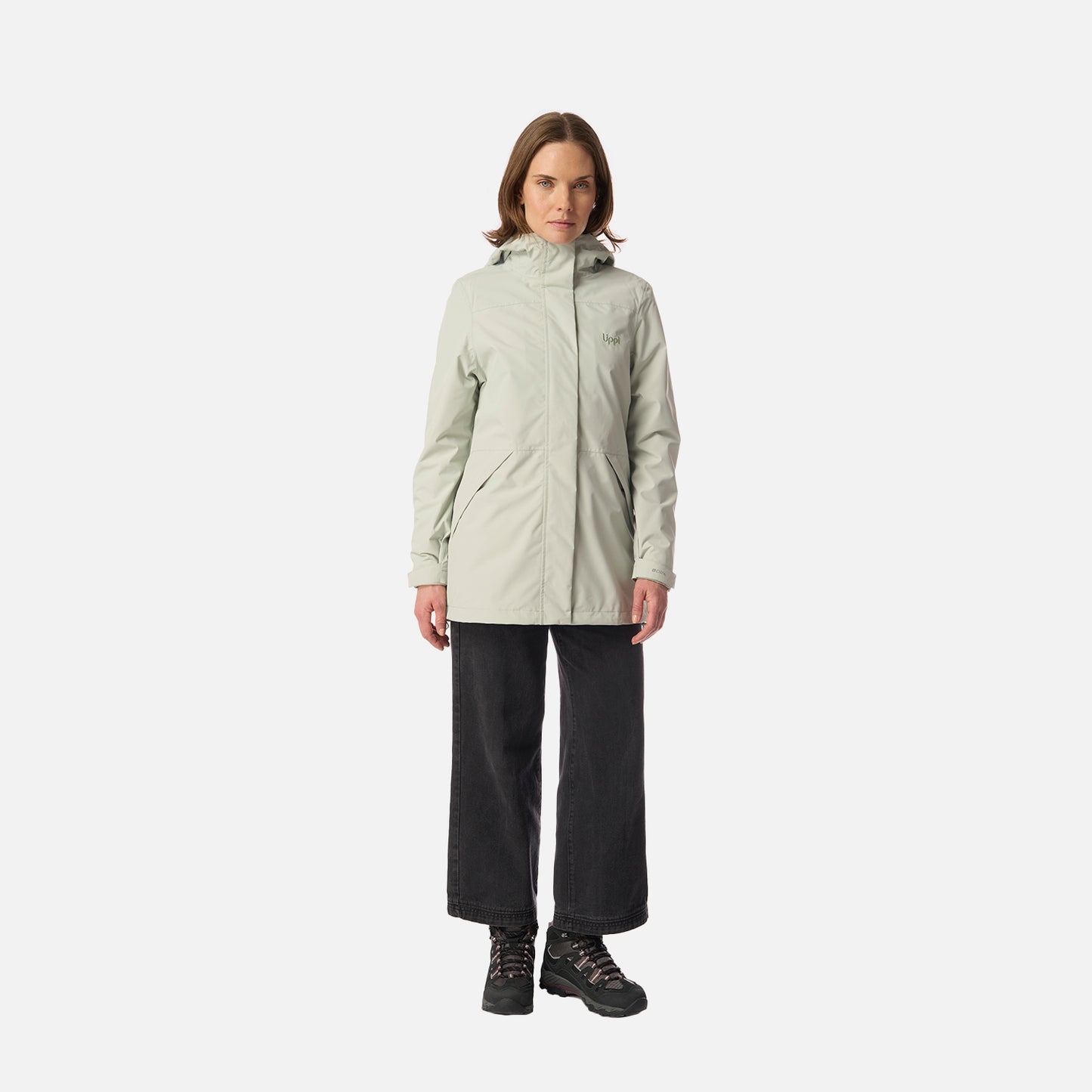 Chaqueta Mujer Lake Fusion 3 B-Dry Jacket Verde Agua Lippi