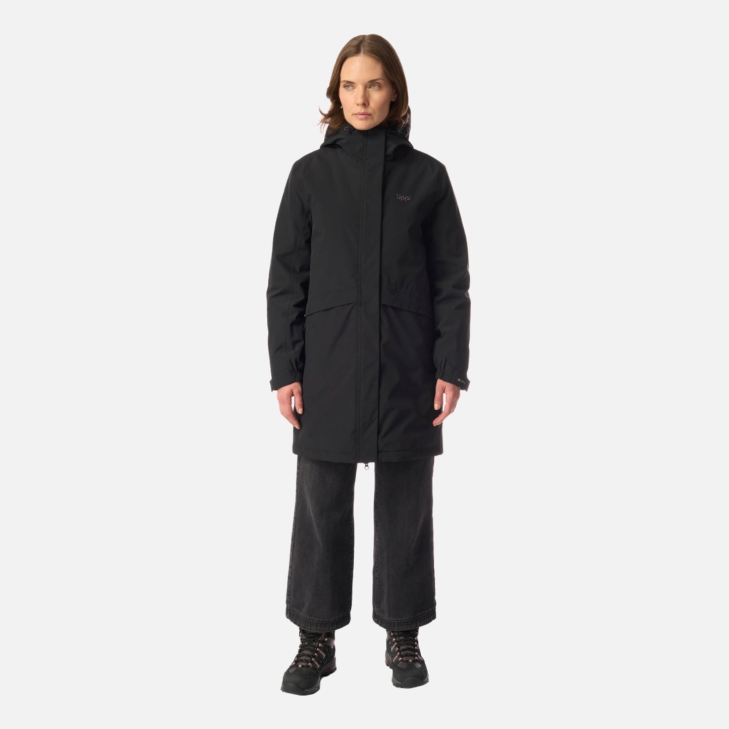 Chaqueta Mujer Mountains Live B-Dry Down Long Jacket Negro Lippi