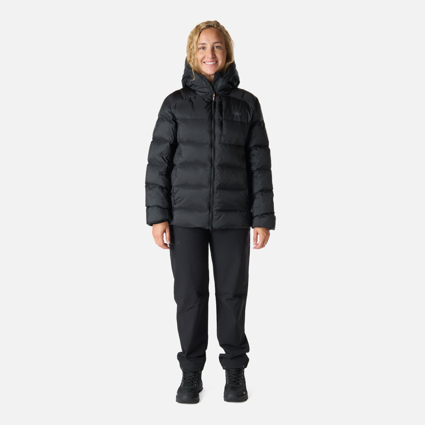Chaqueta Mujer Rokko Down Hoody Jacket Negro Lippi