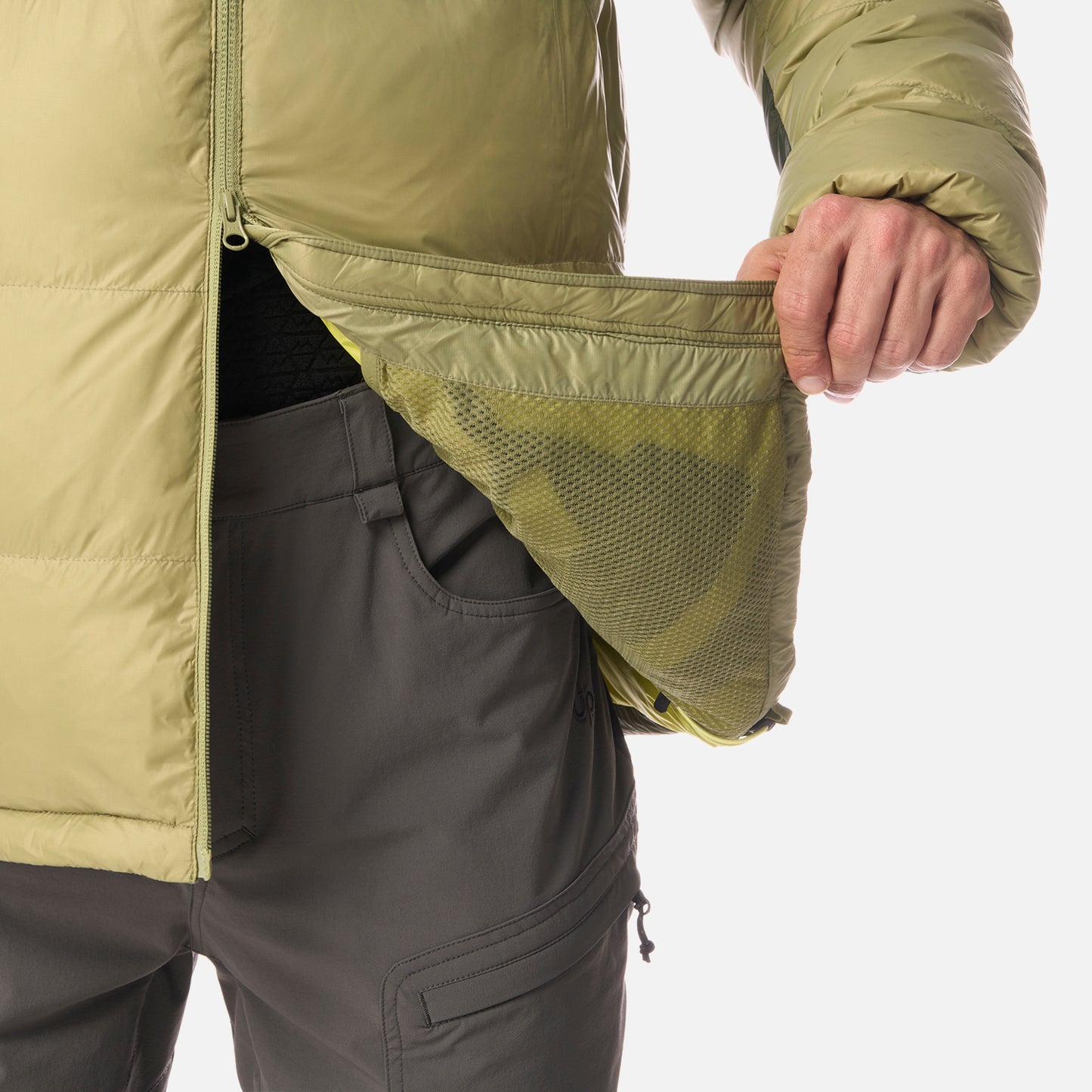 Chaqueta Hombre Reichert Down Hoody Jacket Verde Lippi