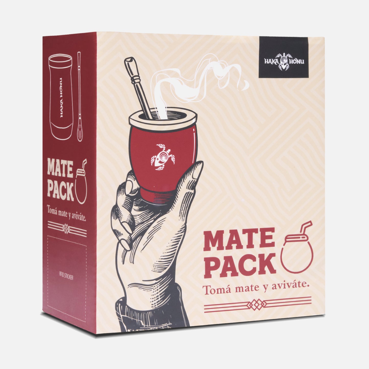 Tazón Mate Pack Negro Haka Honu