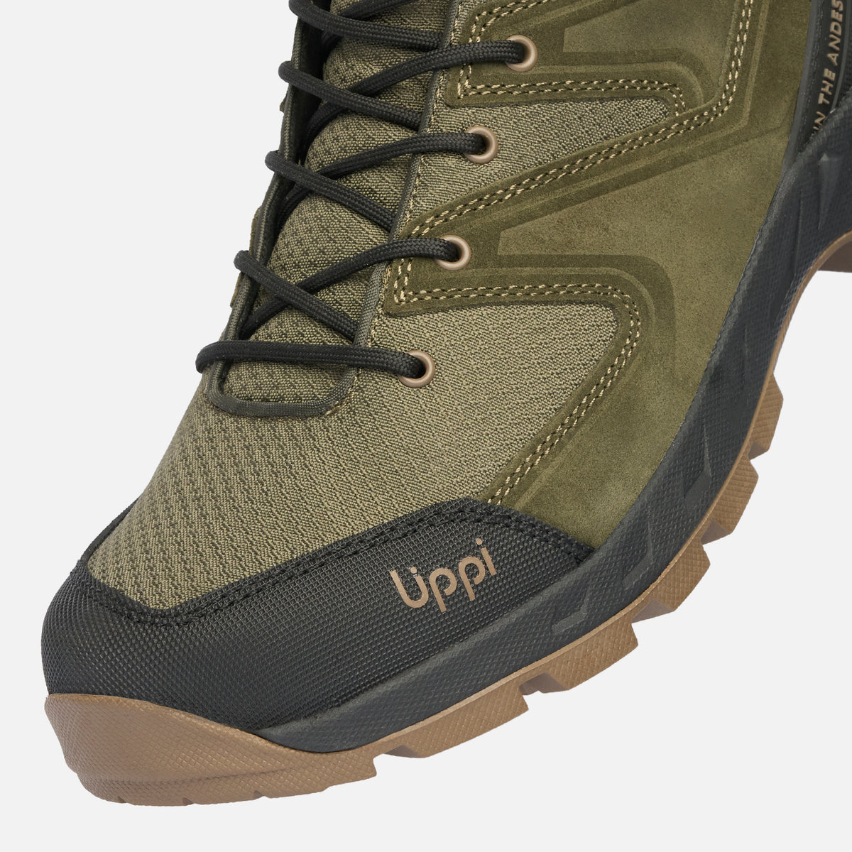 Botín Hombre Morrena Verde Lippi