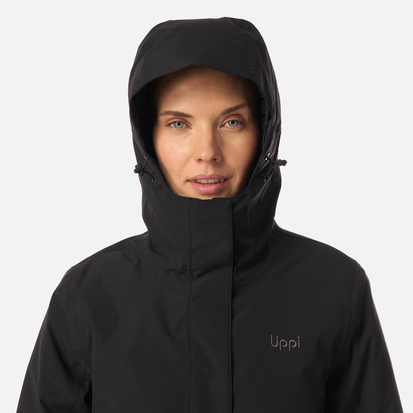 Chaqueta Mujer Mountains Live B-dry Steam-Pro Long Jacket Negro Lippi