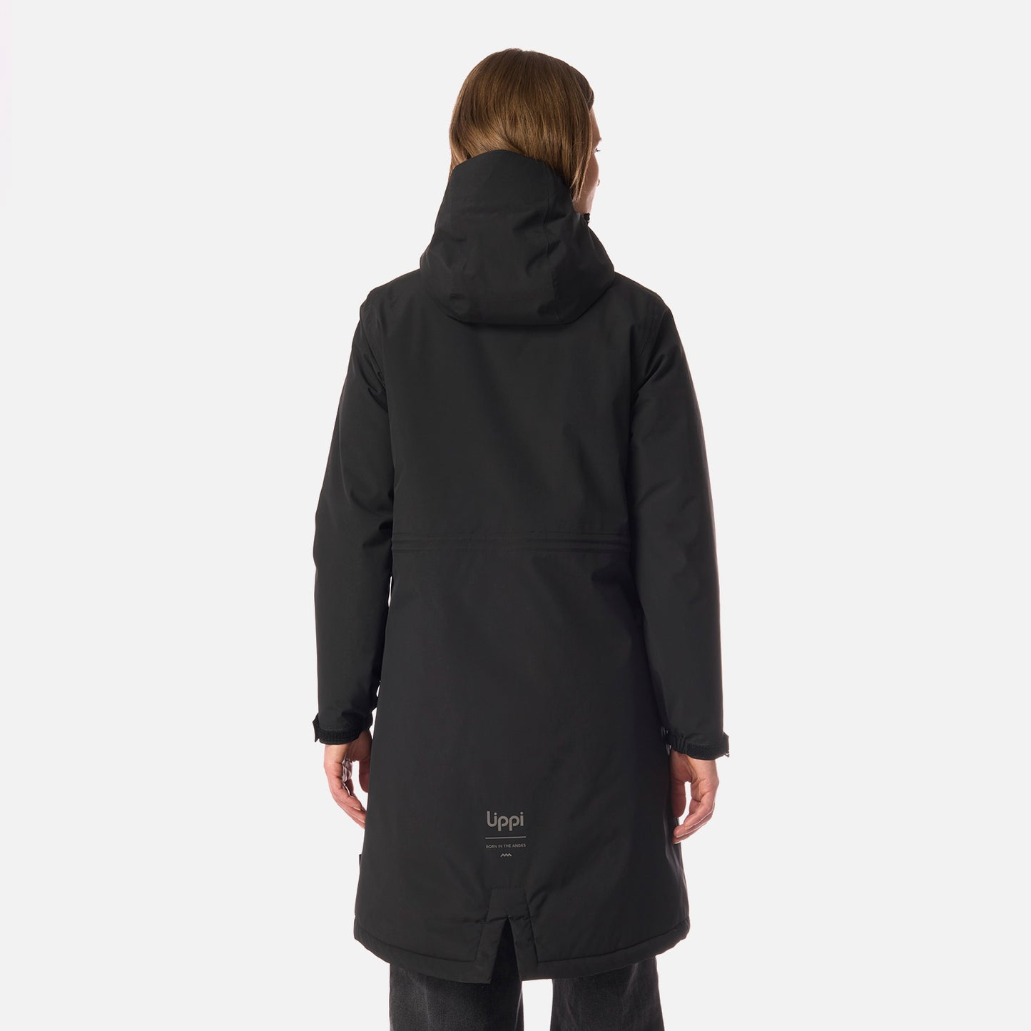 Chaqueta Mujer Mountains Live B-dry Steam-Pro Long Jacket Negro Lippi