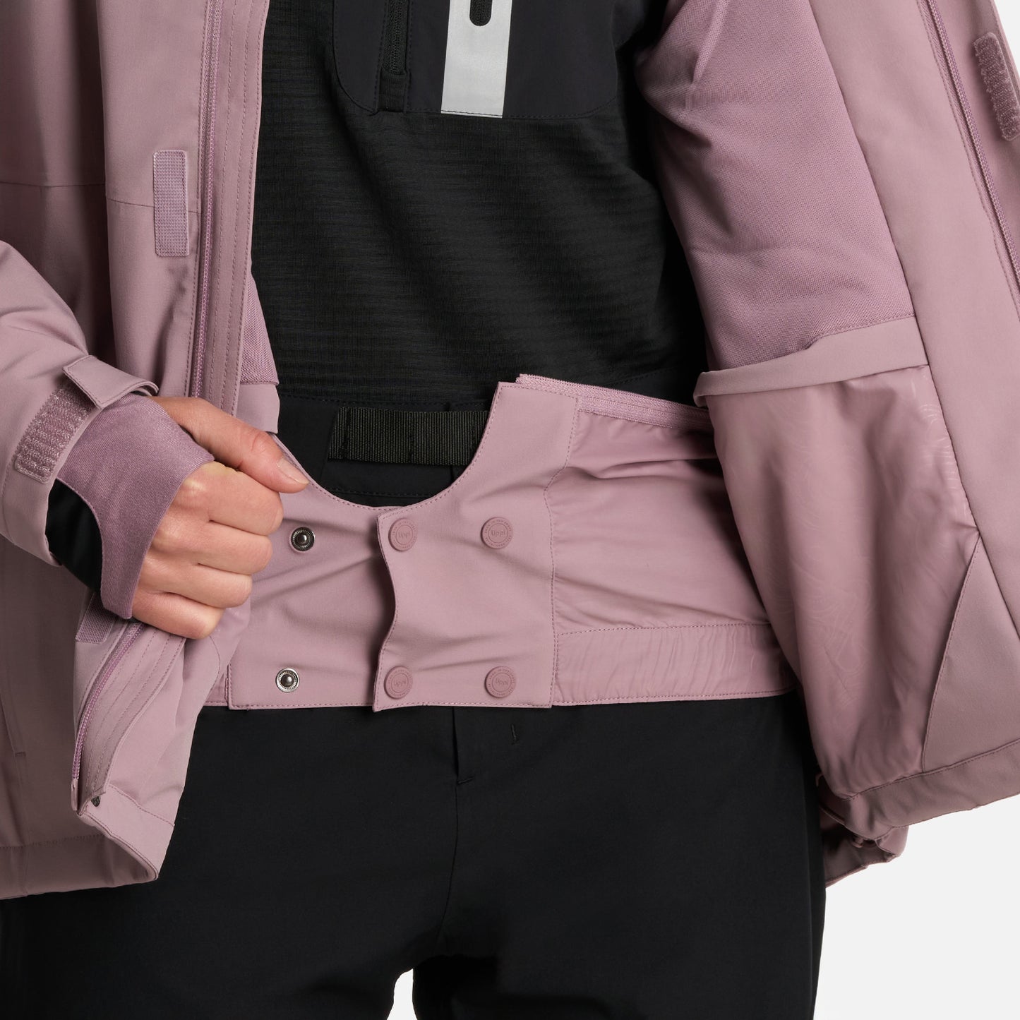 Chaqueta Mujer Andes B-Dry Hoody Jacket Malva Lippi