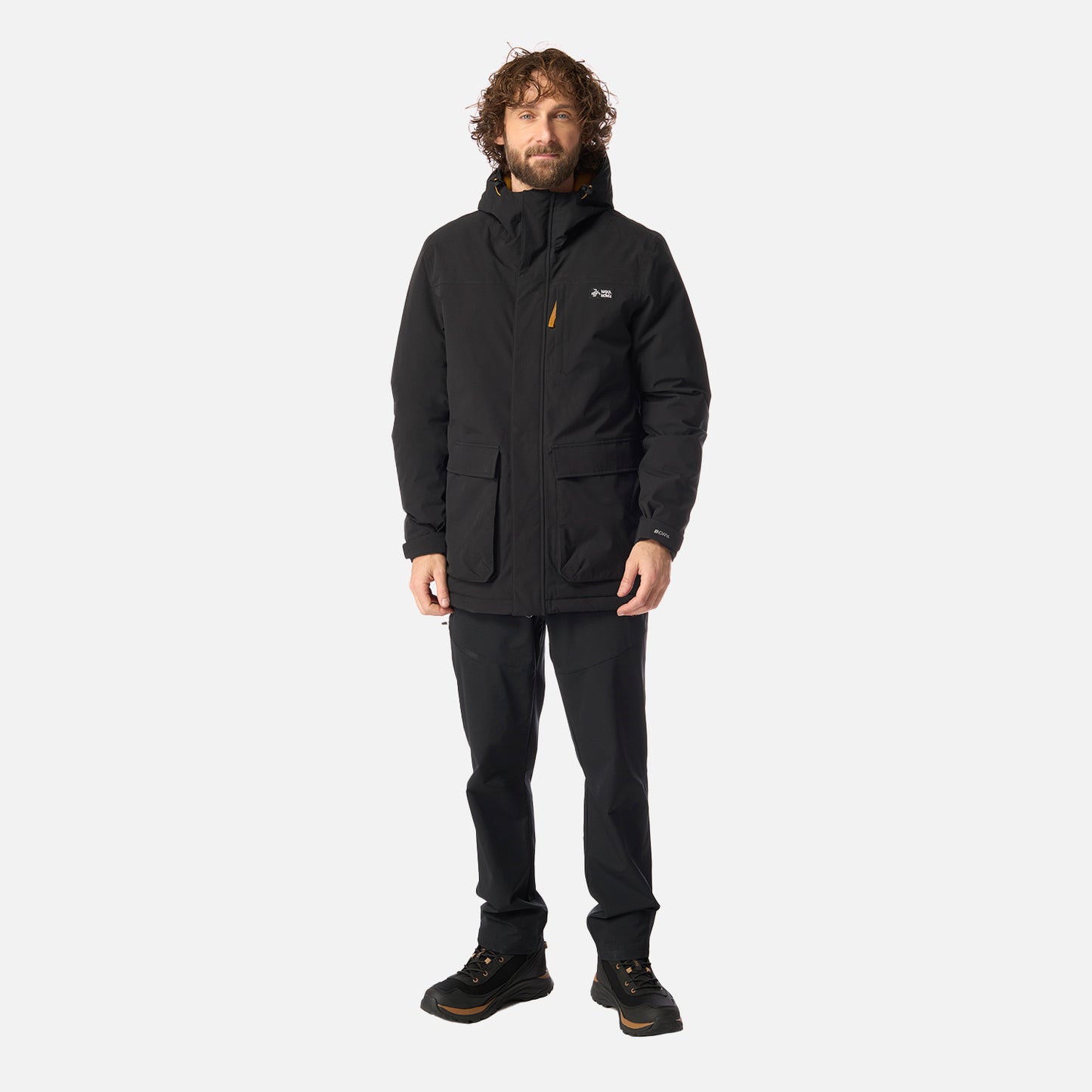 Chaqueta Hombre Diluvio Negro Haka Honu