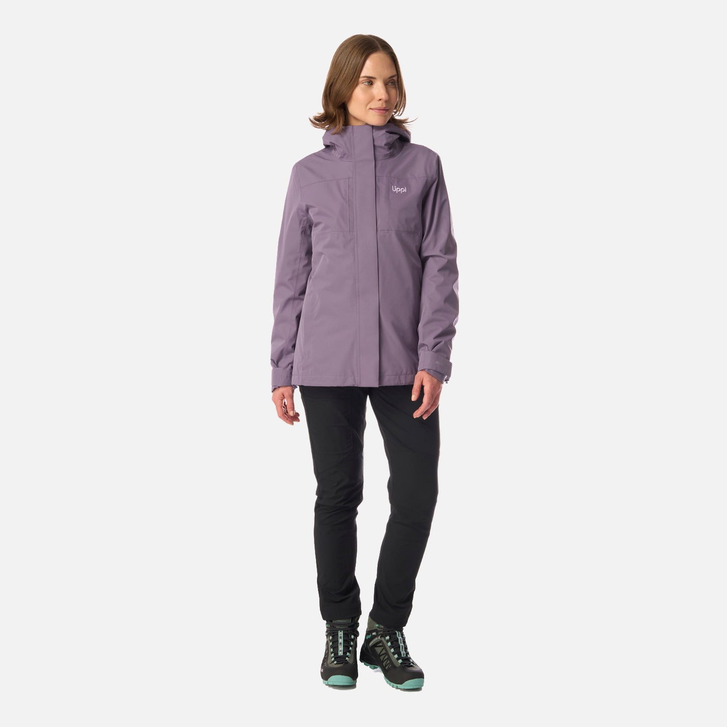 Chaqueta Mujer Tres Cruces Fusion-3 Hoody Jacket Violeta Lippi