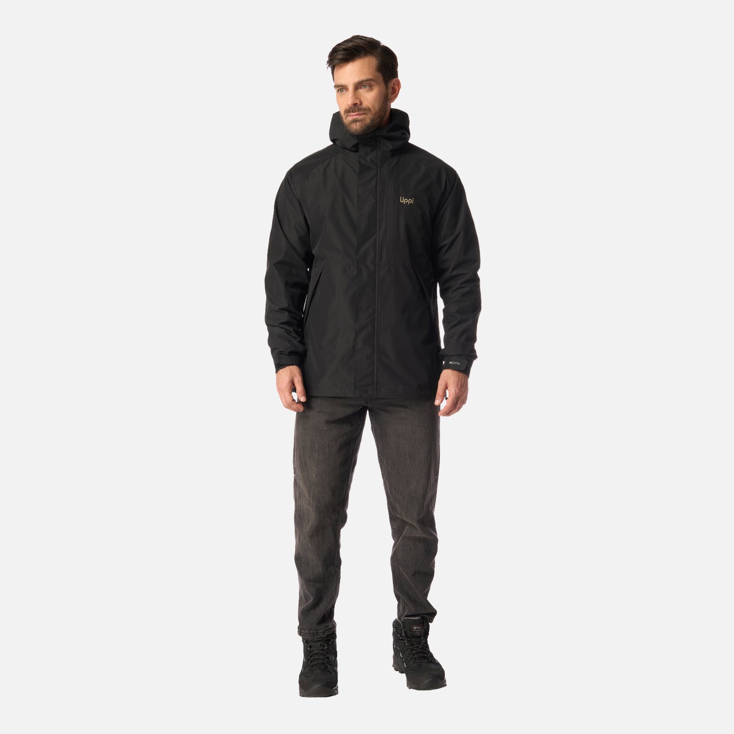 Chaqueta Hombre Lake Fusion 3 B-Dry Jacket Negro Lippi