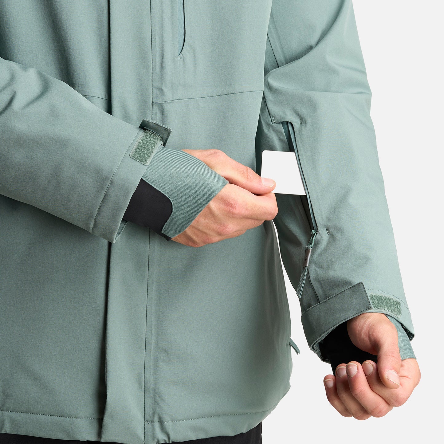 Chaqueta Hombre Andes B-Dry Hoody Jacket Jade Oscuro Lippi