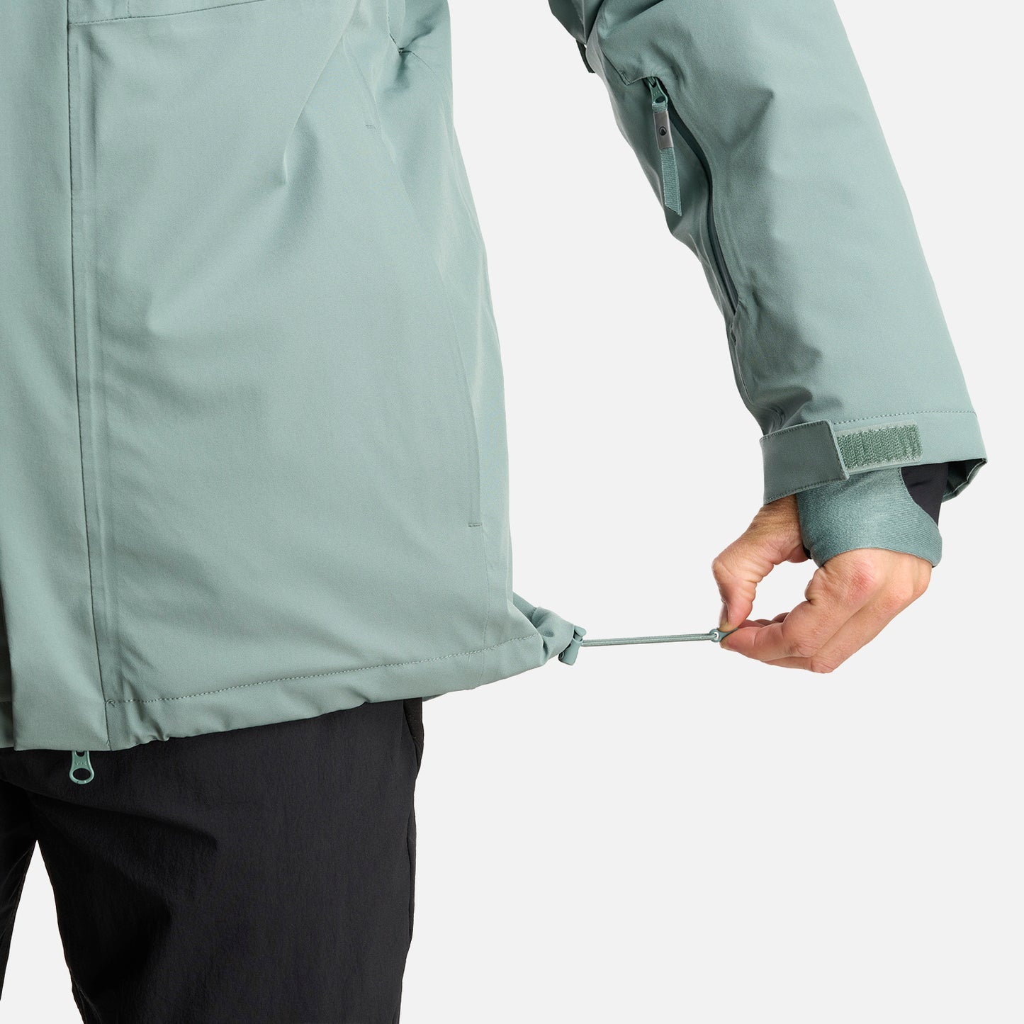 Chaqueta Hombre Andes B-Dry Hoody Jacket Jade Oscuro Lippi