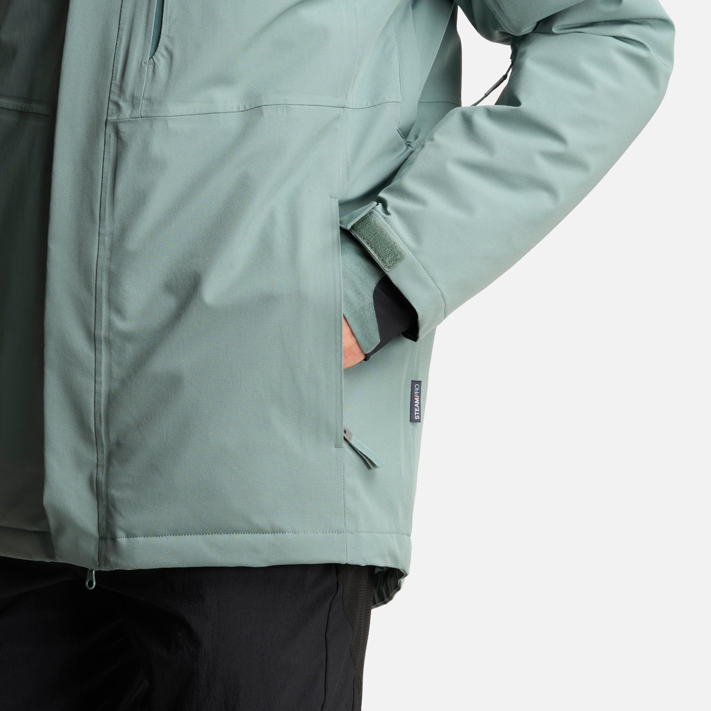 Chaqueta Hombre Andes B-Dry Hoody Jacket Jade Oscuro Lippi