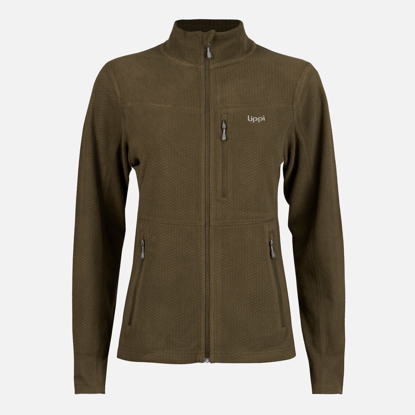 Poleron Mujer Numan Nano-F Jacket Oliva Oscuro Lippi