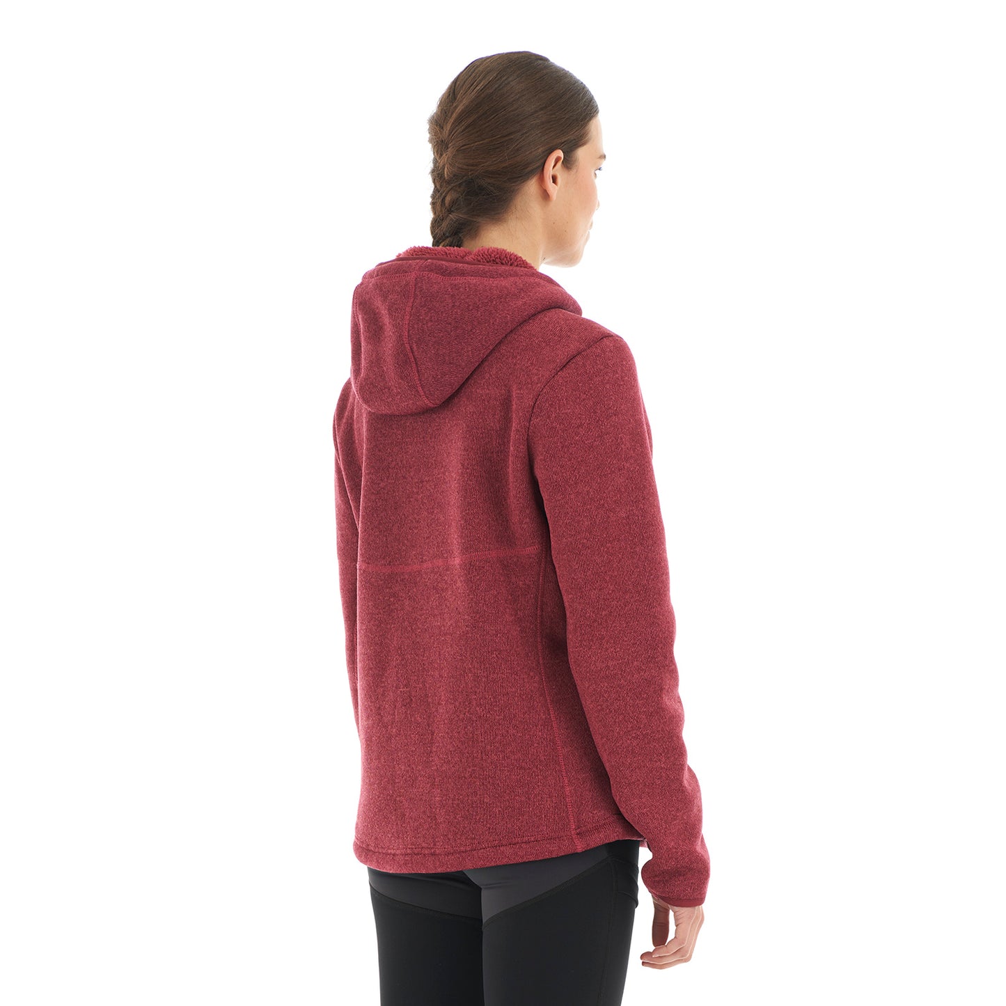 Chaqueta Mujer Sense Blend-Pro Hoody Jacket Melange Red Lippi