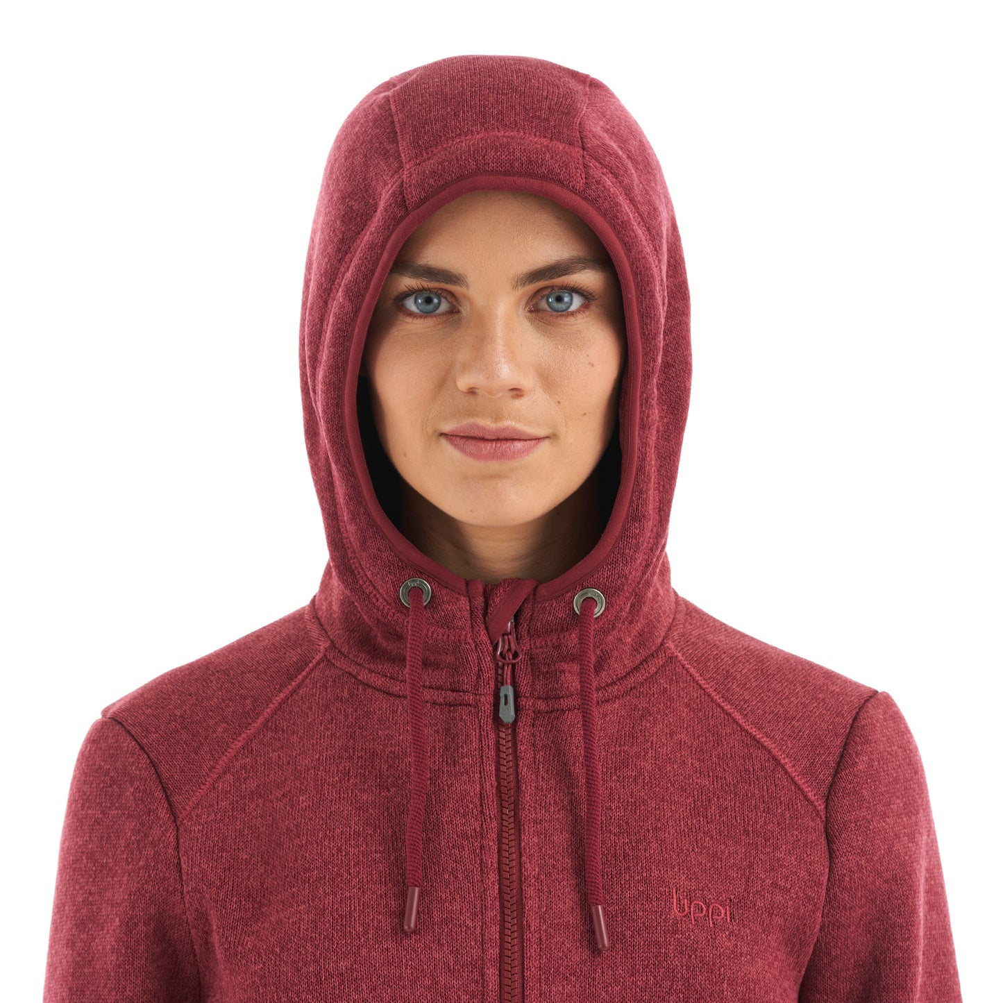 Chaqueta Mujer Sense Blend-Pro Hoody Jacket Melange Red Lippi
