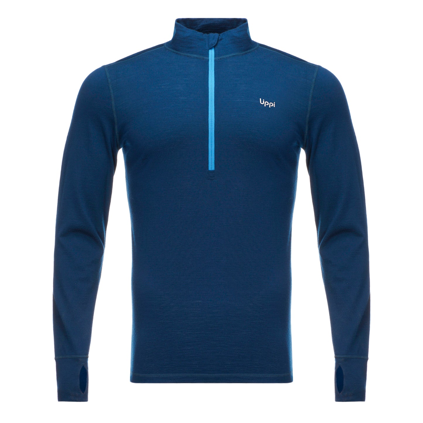 Primera Capa Hombre Skintec 3000 1/4 Zip Top Azul Oscuro Lippi
