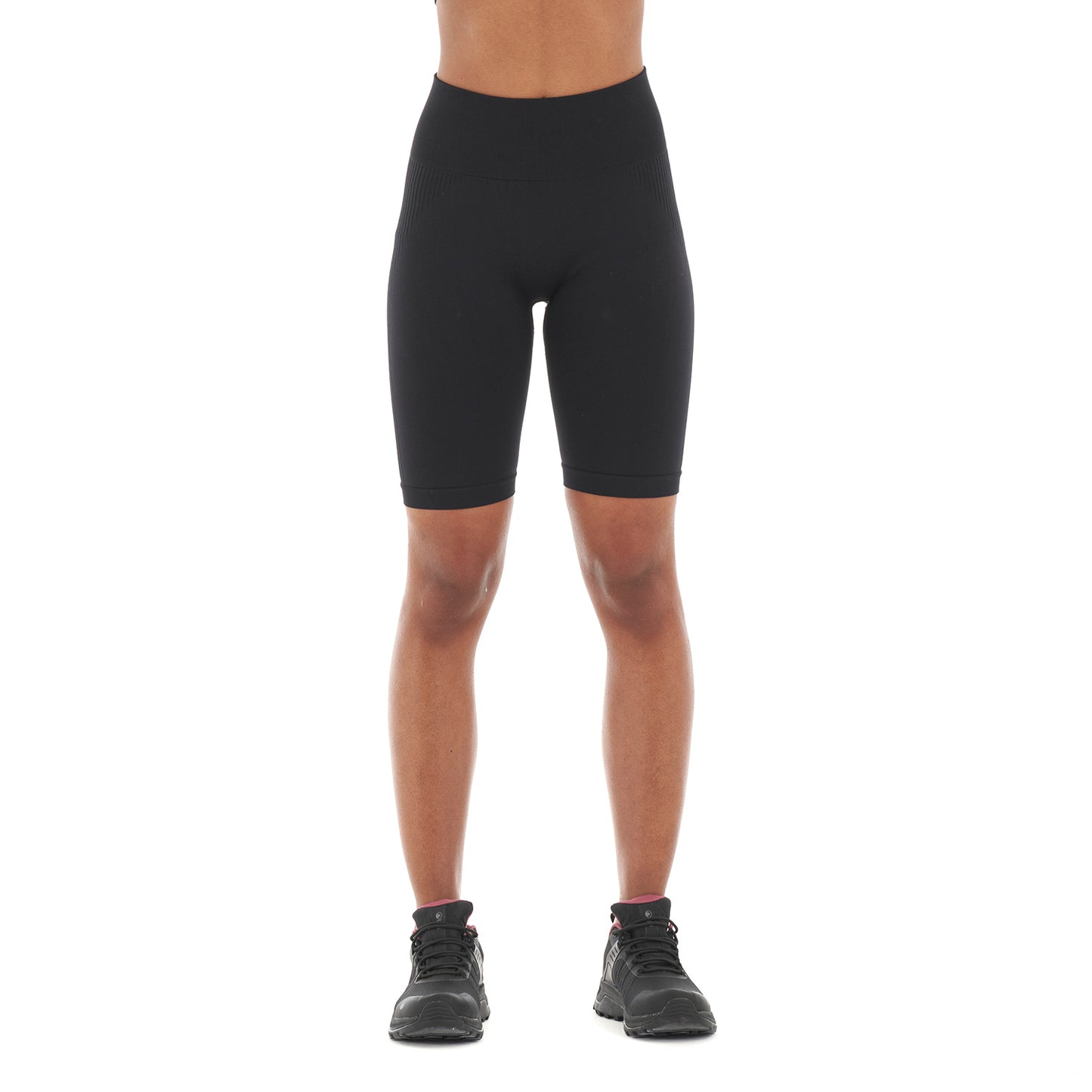 Calza Mujer In-Motion Seamless Short Leggings Negro Lippi