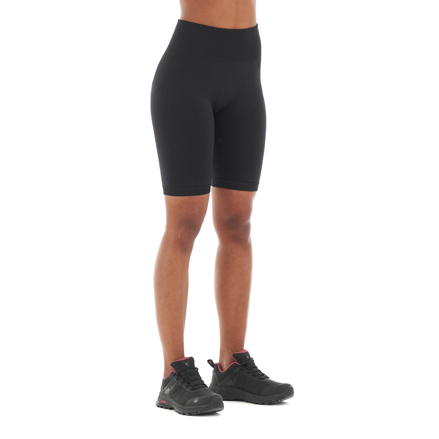 Calza Mujer In-Motion Seamless Short Leggings Negro Lippi