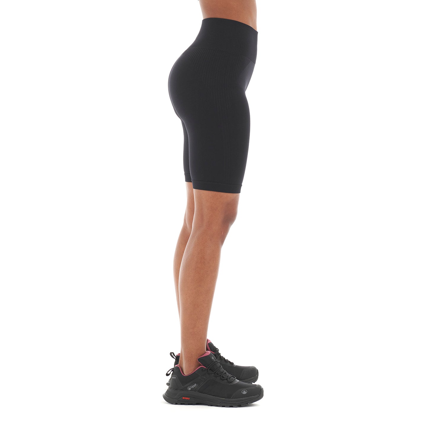 Calza Mujer In-Motion Seamless Short Leggings Negro Lippi