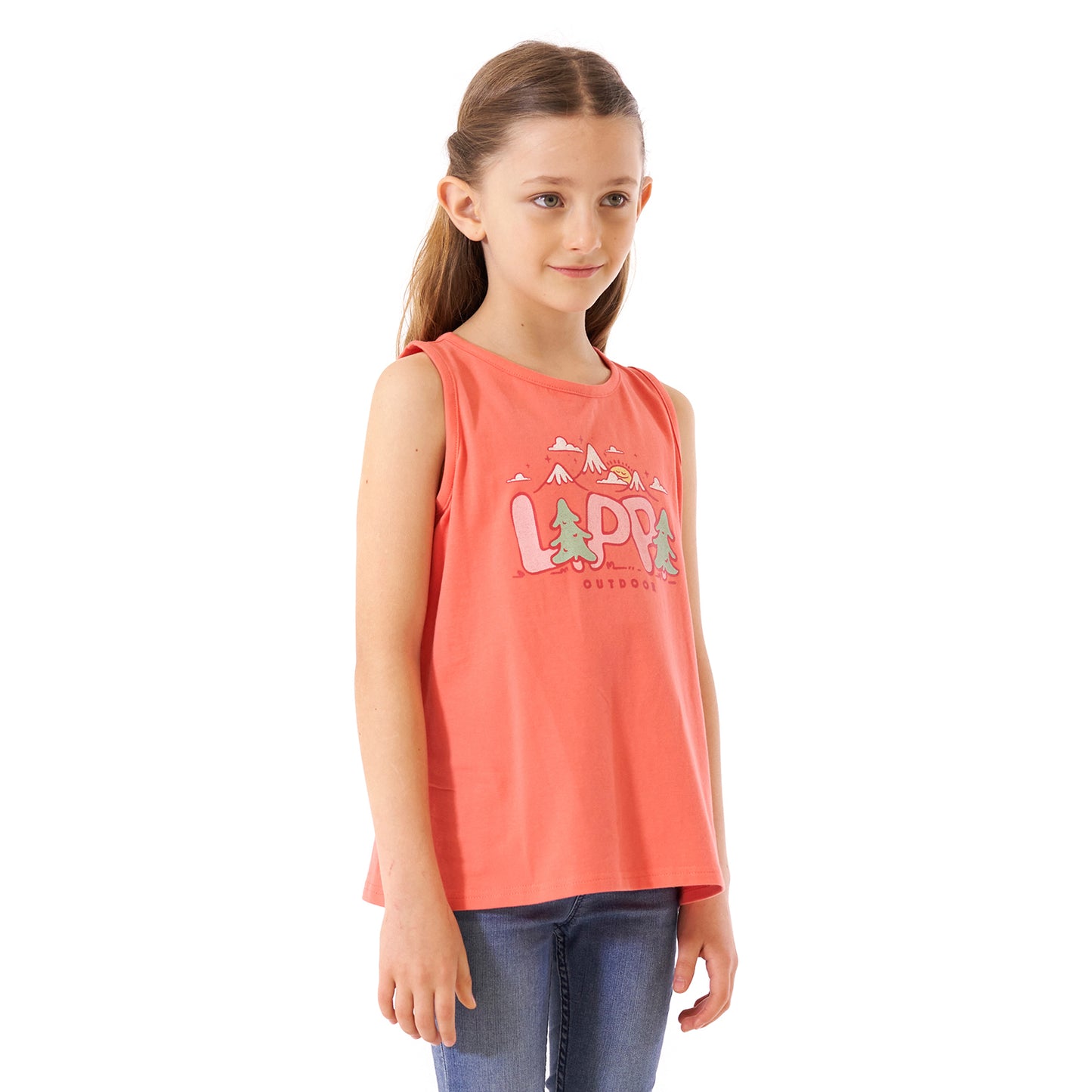 Polera Niña Scout UV-Stop T-Shirt Rosado Lippi