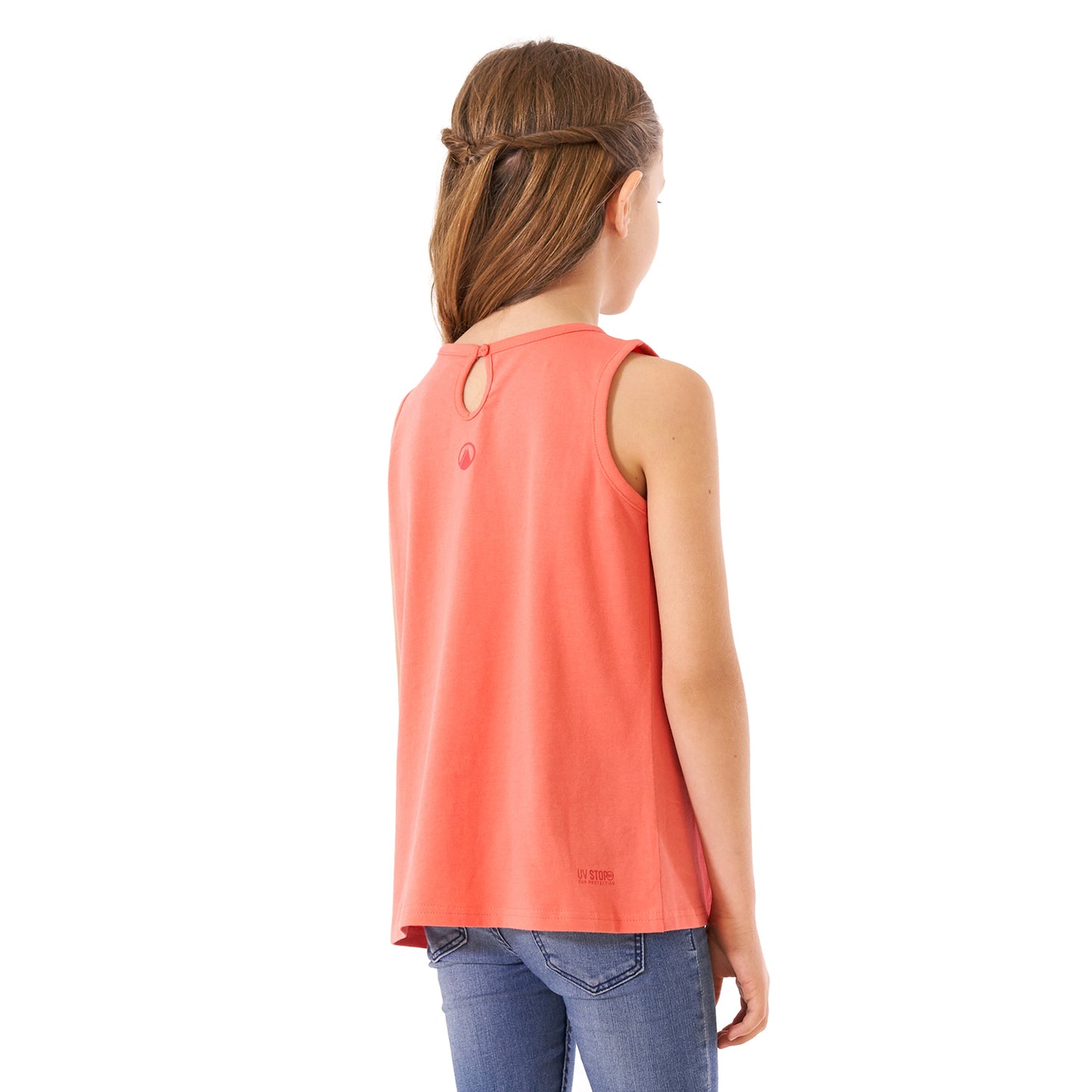 Polera Niña Scout UV-Stop T-Shirt Rosado Lippi