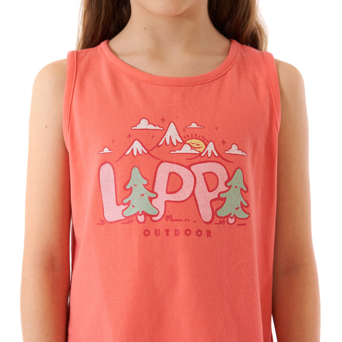 Polera Niña Scout UV-Stop T-Shirt Rosado Lippi