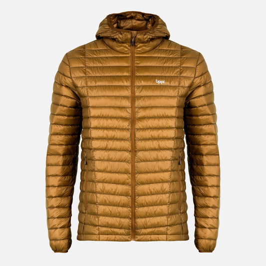 Chaqueta Hombre Peak Down Hoody Jacket Mostaza Oscuro Lippi