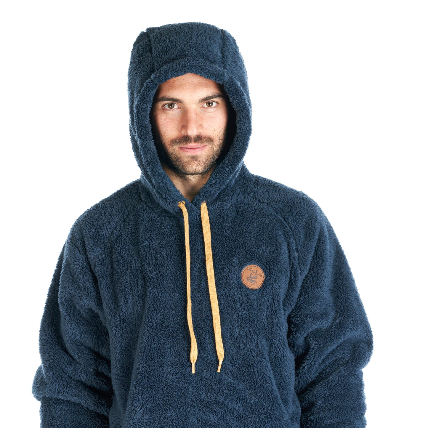 Poleron Hombre Cangur-oso Azul Haka Honu