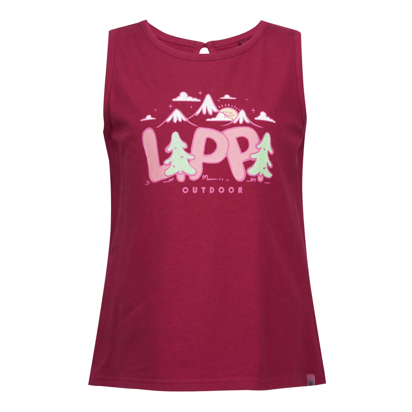 Polera Niña Scout UV-Stop T-Shirt Frambuesa Lippi