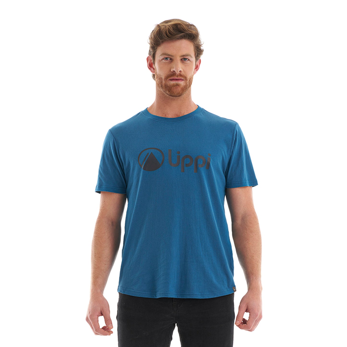 Polera Hombre Logo Lippi UV-Stop T-Shirt Azul Lippi