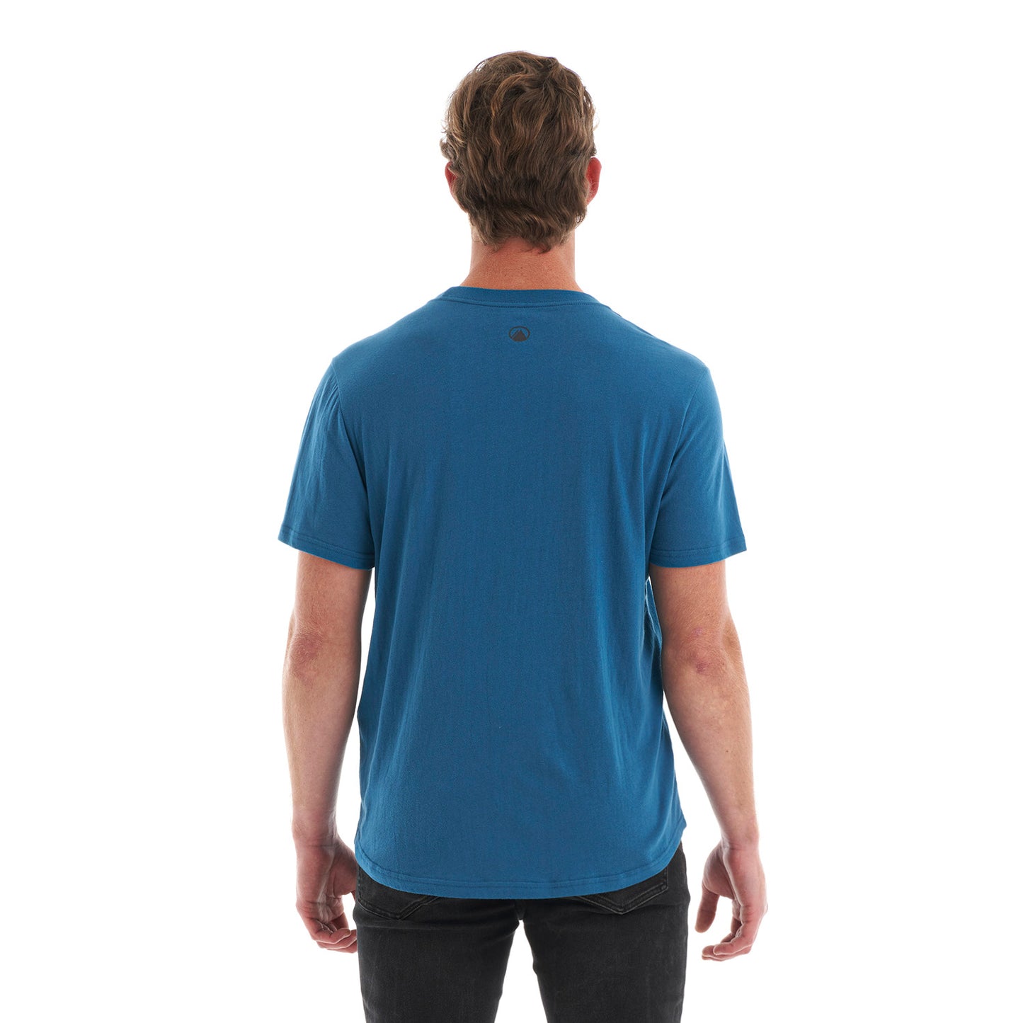 Polera Hombre Logo Lippi UV-Stop T-Shirt Azul Lippi