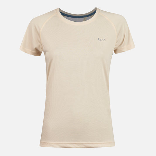Polera Mujer Core Q-Dry Breathing T-Shirt Beige Lippi