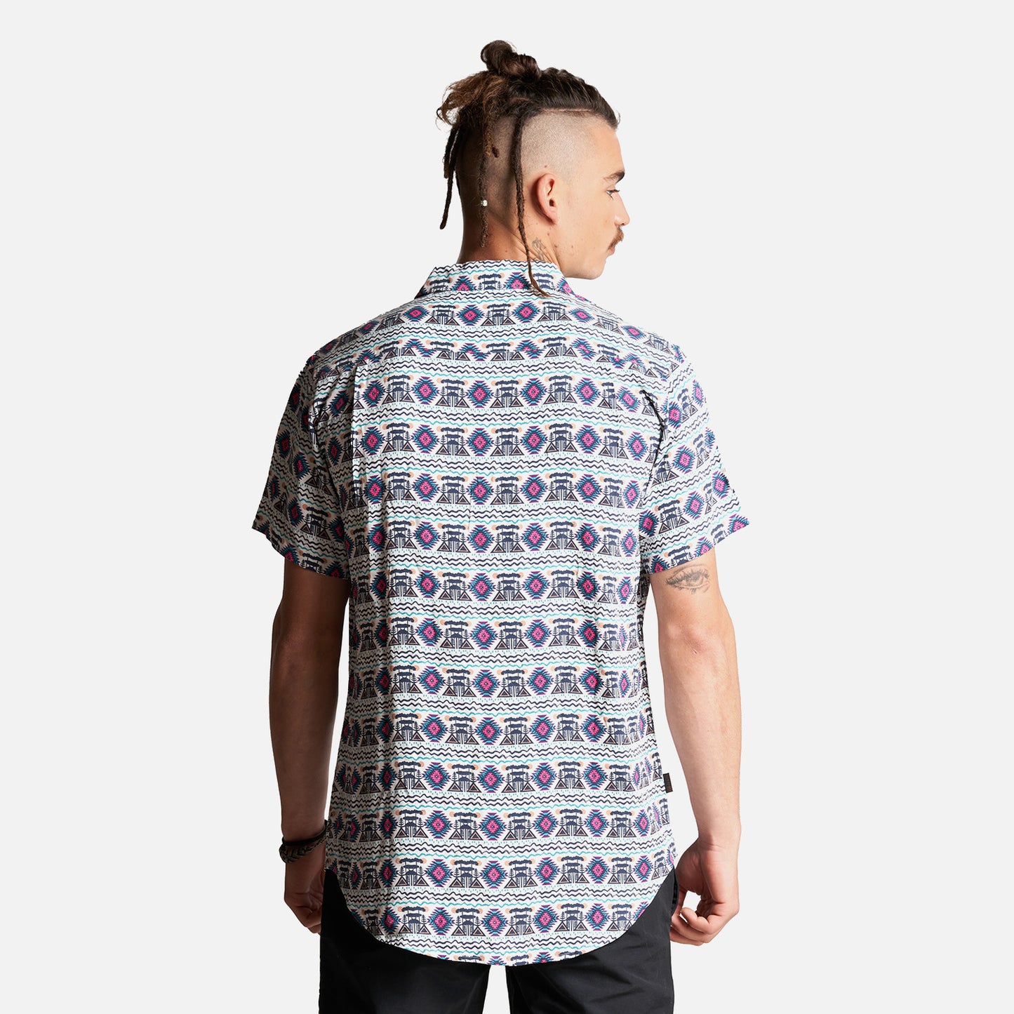 Camisa Hombre Aflora Full Print Blanco Haka Honu