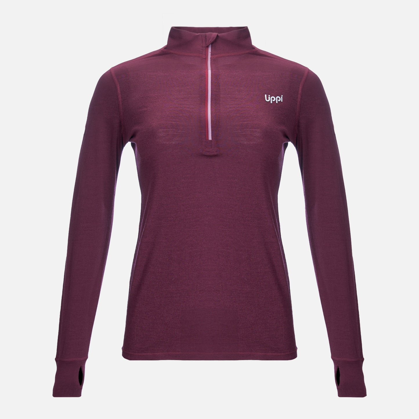 Primera Capa Mujer Skintec 3000 1/4 Zip Vino Lippi