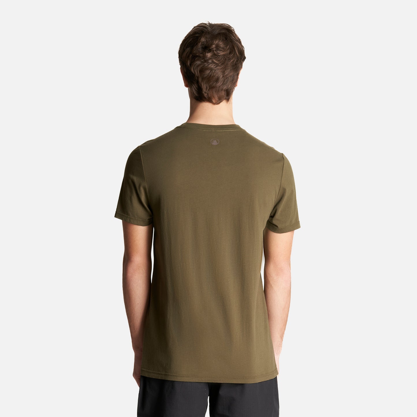 Polera Hombre Logo Lippi T-Shirt Front Line Oliva Oscuro Lippi